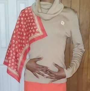 Pierre Cardin Long Sleeve Cowl Neck